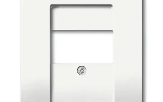 BUSCH-JAEGER 1766-884 Telefonabdeckung Future Standard | studioweiß matt