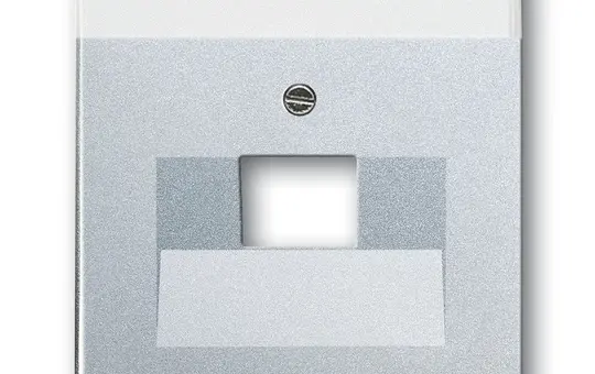 BUSCH-JAEGER 1803-83 Netzwerkabdeckung Future 1-fach | alusilber