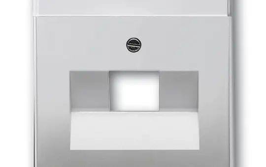 BUSCH-JAEGER 1803-866 Netzwerkabdeckung Future 1-fach | edelstahl
