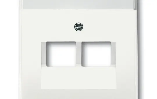 BUSCH-JAEGER 1803-02-884 Netzwerkabdeckung Future 2-fach | studioweiß matt