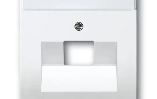 BUSCH-JAEGER 1803-84 Netzwerkabdeckung Future 1-fach | studioweiß