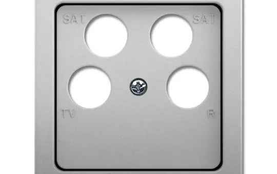 BUSCH-JAEGER 1743/10-04-866 Antennenabdeckung Future Linear 4-fach | edelstahl