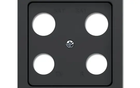 BUSCH-JAEGER 1743-04-81 Antennenabdeckung Future Linear 4-fach, geradestehend | anthrazit