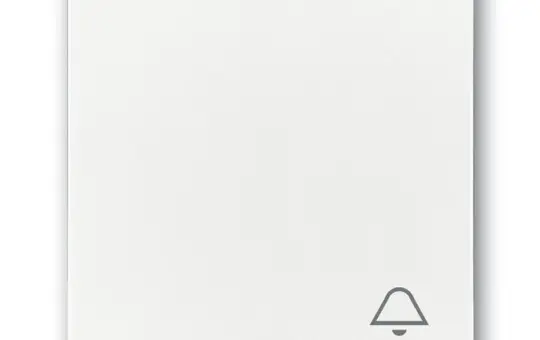 BUSCH-JAEGER 2520KI-84 beschr. Wippe Future 1-fach, Glocke | studioweiß