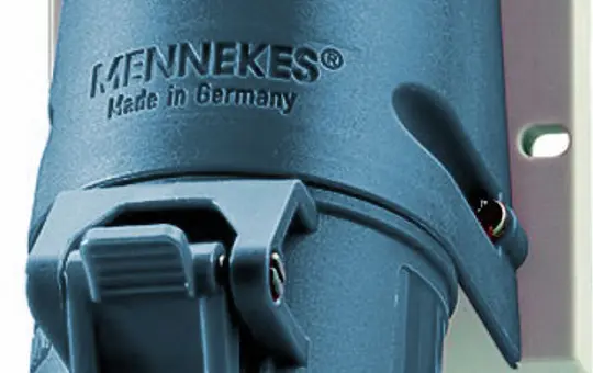 MENNEKES 1341 Wandsteckdose TwinCONTACT IP44 16 A, 3-polig, 230 V, Bef. von außen