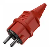 MENNEKES 10839 SCHUKO-Stecker dunkelrot
