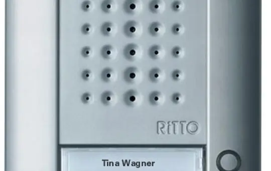 RITTO 1840420 Entravox Türstation 4-fach | silber eloxiert