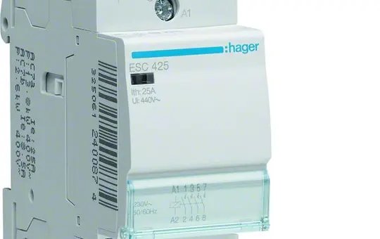 HAGER ESC425 Installationsschütz 4 Schließer 25 A, 230 V