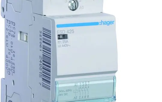 HAGER ESD425 Installationsschütz 4 Schließer 25 A, 24 V