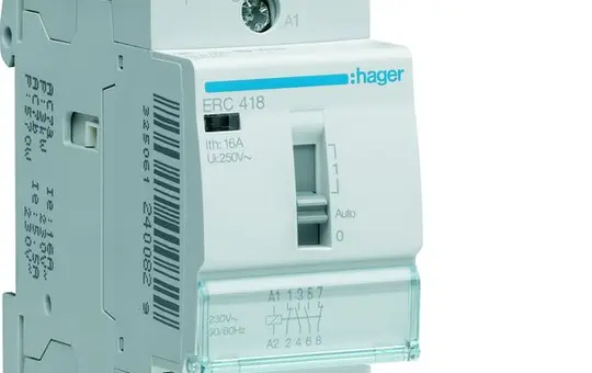 HAGER ERC418 Installationsrelais 2S+2Ö, 230 V