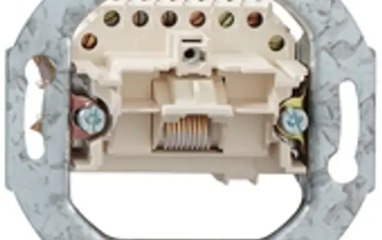 RUTENBECK 13010407 UAE Netzwerkdose Cat. 3 1-fach UP | reinweiß