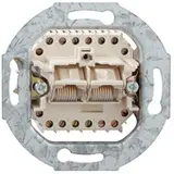 RUTENBECK 13010422 UAE Netzwerkdose Cat. 3 2-fach UP 2x Klemme | reinweiß