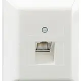 RUTENBECK 13010129 UAE Netzwerkdose Cat. 3 1-fach AP | reinweiß