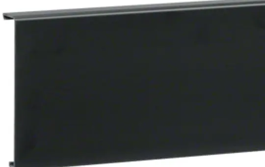 HAGER SL2011529011 tehalit Sockelleistenkanal-Oberteil Standard | graphitschwarz | 20x115 mm