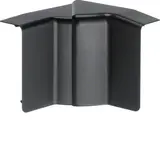 HAGER SL2005549011 tehalit Sockelleistenkanal-Inneneck einstellbar | graphitschwarz | 20x55 mm