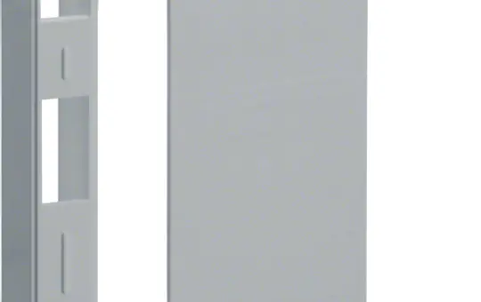 HAGER SL200806D1 tehalit Sockelleistenkanal-Endstück Standard | aluminium | 20x80 mm