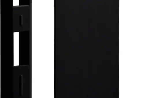 HAGER SL2008069011 tehalit Sockelleistenkanal-Endstück Standard | graphitschwarz | 20x80 mm