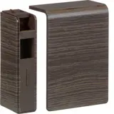 HAGER SL200556D6 tehalit Sockelleistenkanal-Endstück Standard | sucupira | 20x55 mm