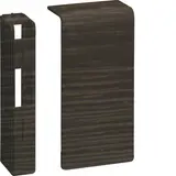 HAGER SL200806D6 tehalit Sockelleistenkanal-Endstück Standard | sucupira | 20x80 mm