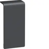 HAGER SL2008079011 tehalit Sockelleistenkanal-Schnittkasch. graphitschwarz | 20x80 mm