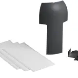 HAGER SL20080819011 tehalit Sockelleistenkanal-Abzweigung für Eckkanal | graphitschwarz | 20x80 mm