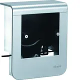 HAGER SL20055901D1 Geräteträger für Sockelleistenkanal universal design | aluminium | 20x55 mm