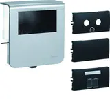 HAGER SL20080915D1 Geräteträger für Sockelleistenkanal leer, für Tragsteggeräte | aluminium | 20x80 mm