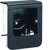 HAGER SL200559019011 Geräteträger für Sockelleistenkanal universal design | graphitschwarz | 20x55 mm