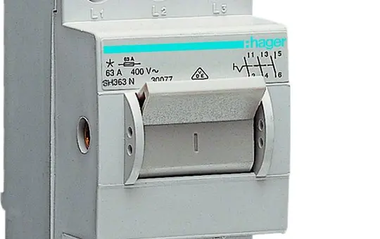 HAGER SH363N Ausschalter 3-polig kompakt REG Standard