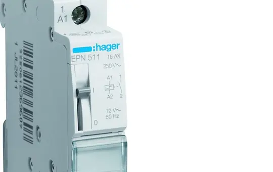 HAGER EPN511 Fernschalter Schließer, 12 V