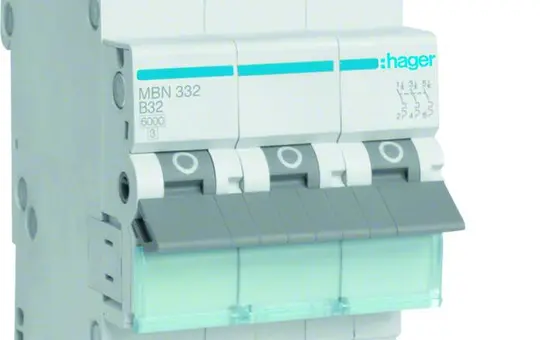 HAGER MBN332 Leitungsschutzschalter 3-polig Typ B 32 A