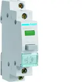 HAGER SVN413 Druckschalter 16 A mit Leuchtmelder 1 Schließer | grün