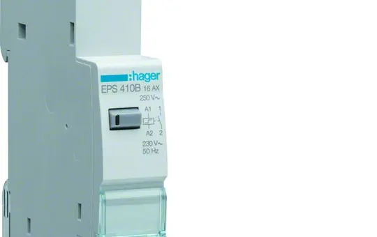 HAGER EPS410B elektronischer Fernschalter 1-polig Schließer, 230 V