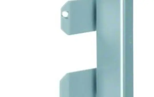 HAGER BR65130WLAN tehalit Brüstungskanal-Wandanschluss 80 mm, Stahlblech | aluminium | 65x130 mm