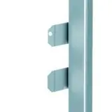 HAGER BR65210DWLAN tehalit Brüstungskanal-Wandanschluss 2x80 mm, Stahlblech | aluminium | 65x210 mm