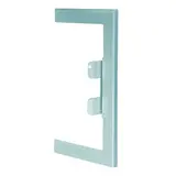 HAGER BRS100170WVERZ tehalit Brüstungskanal-Wandanschluss 80 mm, Stahlblech | verzinkt | 100x170 mm