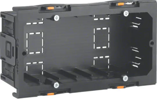 HAGER G2860 Geräteeinbaudose frontrastend 2-fach, für Schalterprogramme