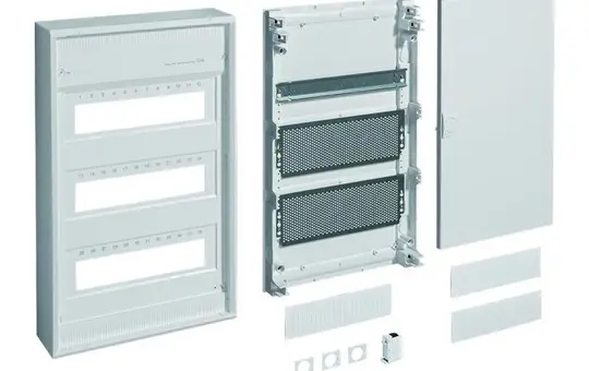 HAGER VA36APZ Kleinverteiler Volta Aufputz 3-reihig, APZ, mit Tür