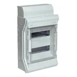 HAGER VE212DN AP-Kleinverteiler Vector mit Rangierkanal 2-reihig, 24 TE