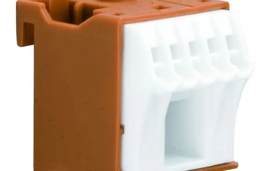 HAGER KN06P Phasenklemme QuickConnect 6 Klemmstellen