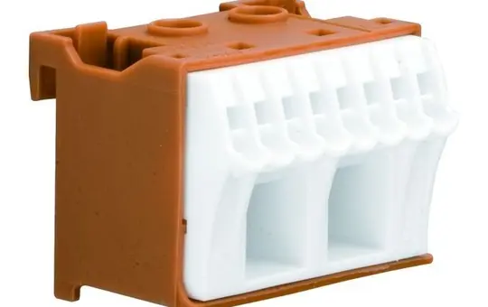 HAGER KN10P Phasenklemme QuickConnect 10 Klemmstellen