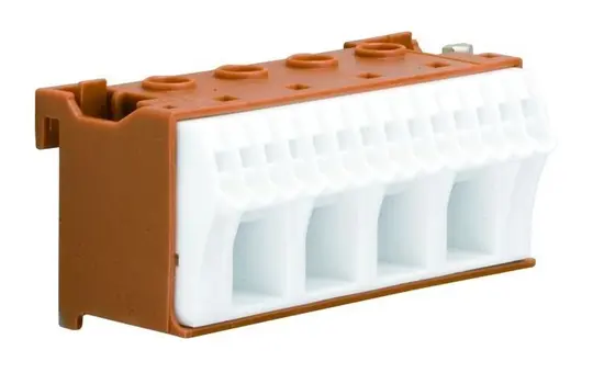 HAGER KN18P Phasenklemme QuickConnect 18 Klemmstellen