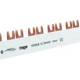 HAGER KDN263B Phasenschiene 2-polig 57 TE, 63 A