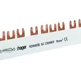 HAGER KDN463B Phasenschiene 4-polig 57 TE, 63 A