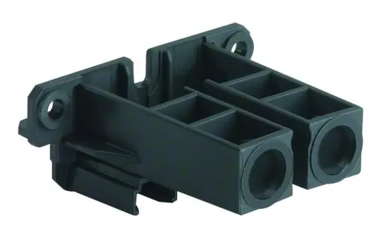 HAGER UZ04A1 Haubenturm universZ doppelt, niedriges Niveau, mit Schrauben