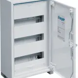 HAGER FWB31S Feldverteiler IP44 mit Klemmen 1 Feld | 500 mm