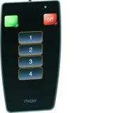 HAGER EE808 IR-Fernbedienung für Präsenzmelder für An, Aus und Dimmen