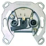 KATHREIN 274418 Antennendose 2-fach, SAT, Durchgang, 14 dB