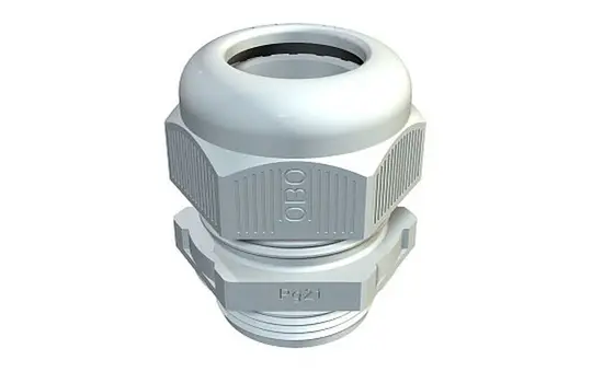 OBO BETTERMANN 2024756 Kabelverschraubung V-TEC PG-Gewinde | lichtgrau | PG 16