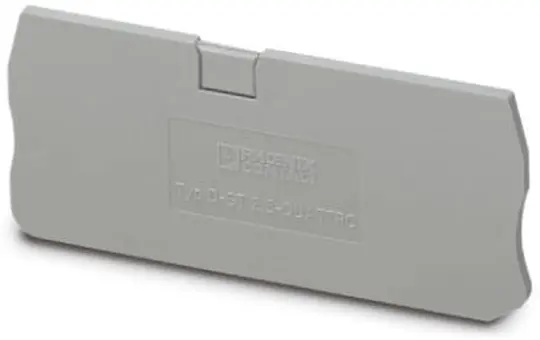 PHOENIX 3030514 Abschlussdeckel ST-Serie D-ST 2,5-QUATTRO | grau